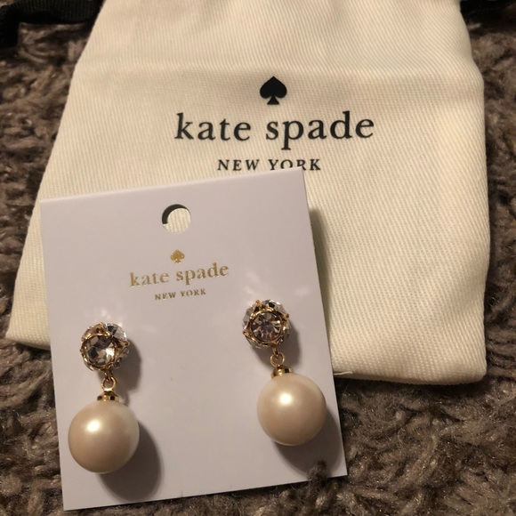 kate spade Jewelry - Kate spade drop pearl earring